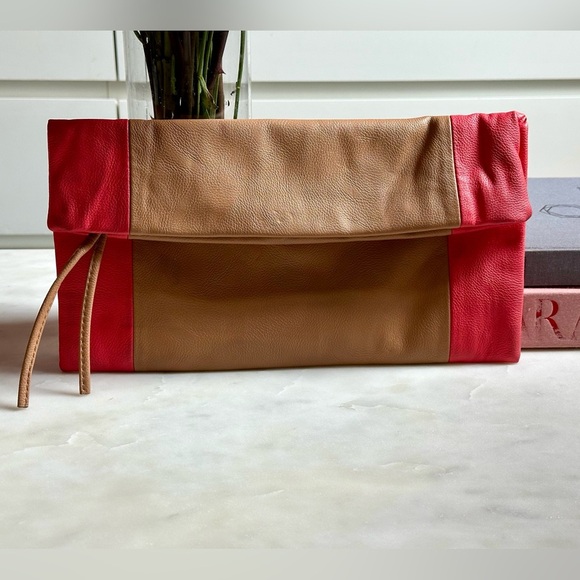Express Faux Leather Clutch - Picture 1 of 6